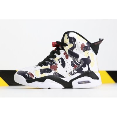 Nike Çocuk Air Jordan 6 Siyah Camo Basketbol Ayakkabısı Türkiye - F2UMKV3Y